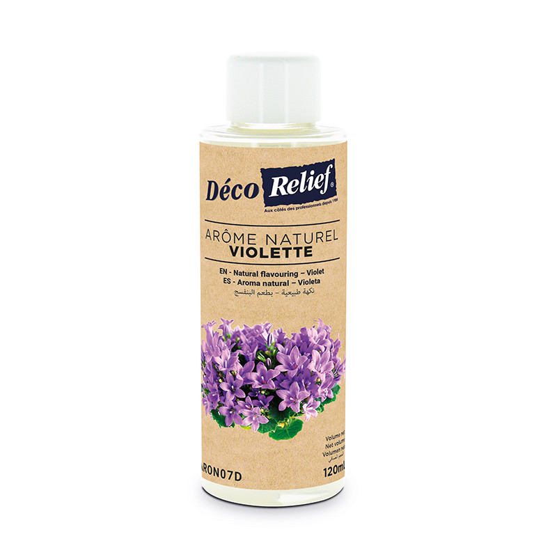 DECORELIEF NATURAL FLAVOURING 120ML VIOLET