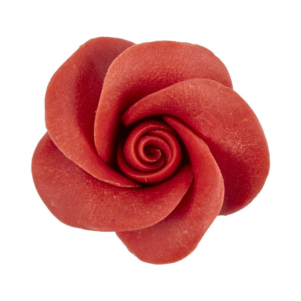 1010063 ROSE ROUGE EN CHOCOLAT 3,5 x 4CM - 15 PCS 