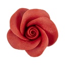 1010063 RODE CHOCOLADE ROOS 3,5 x 4CM - 15ST Z/O BESTELLING