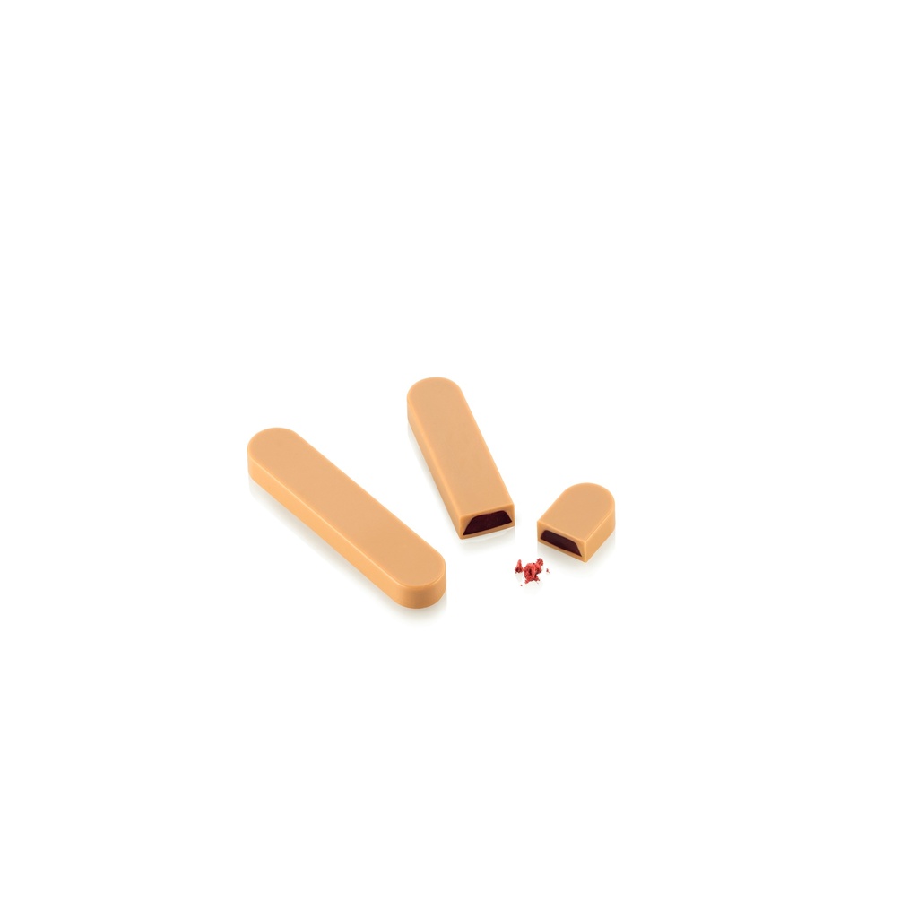 SILIKOMART - MOULE A PRALINES - CH028 SNACK BAR 02 N.8 120 x 25MM HT 10MM 