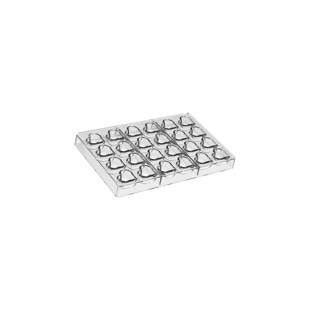 SILIKOMART MOULE TRITAN CH058 AMORE 01-P N.24 36 x 30MM HT 19MM