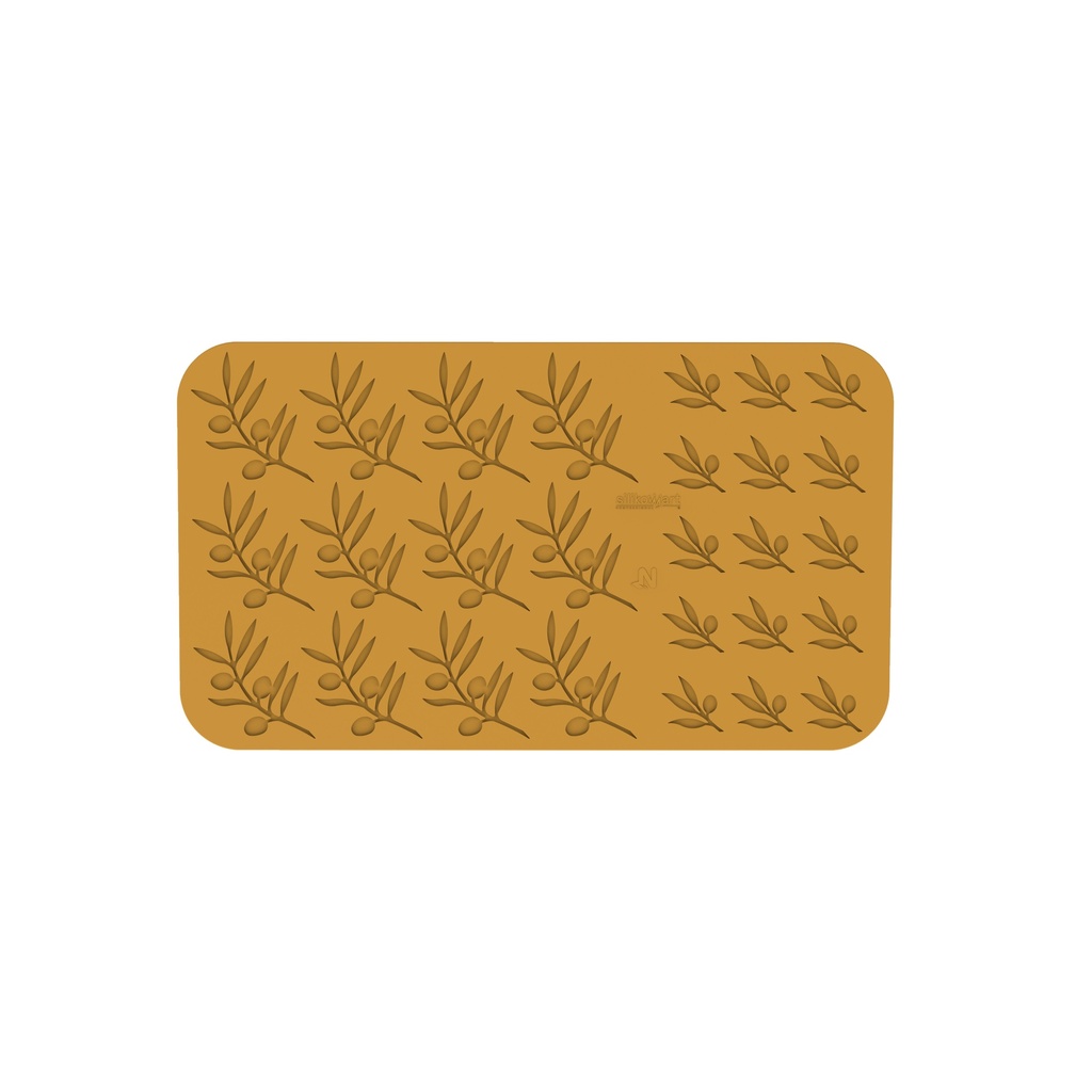 SILIKOMART SILICONE MOLD ULIVO N.12 97 x 74MM - N.15 49 x 34MM HT 2MM