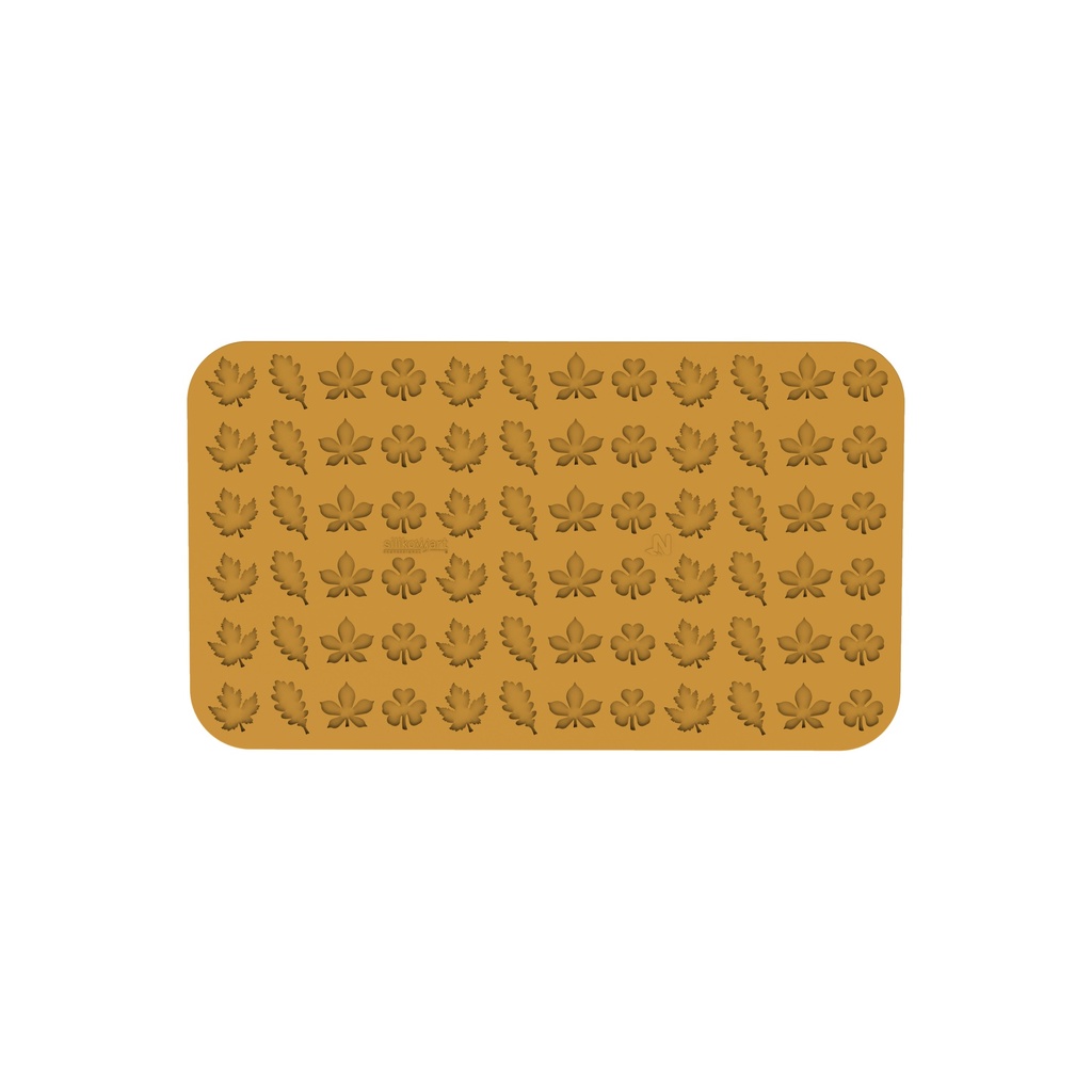 SILIKOMART SILICONE MOLD SELVA N.18 34 x 35MM - N.18 36 x 31MM - N.18 30 x 20MM - N.18 22 x 41MM HT 2MM