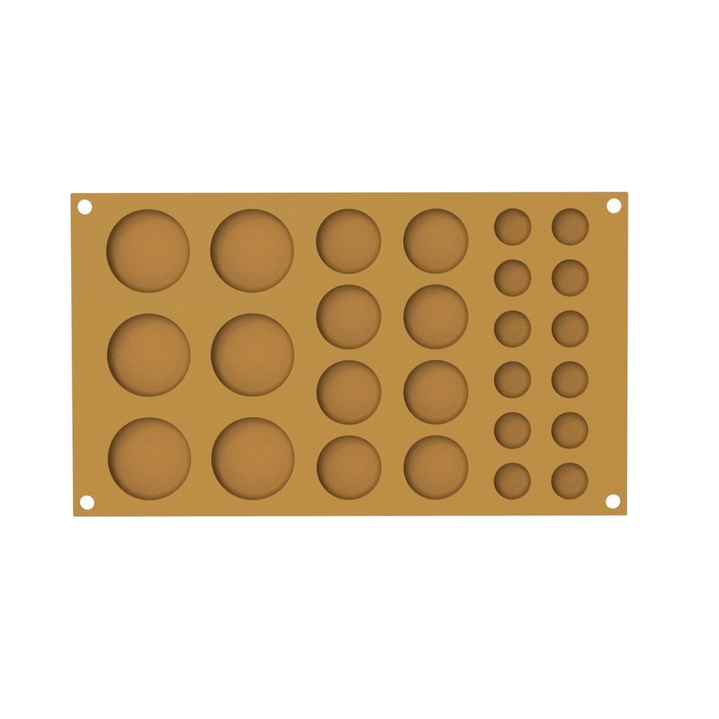 SILIKOMART SILICONEN MAL POIS N.6 ø45 HT 8MM - N.8 ø35 HT 8MM - N.12 ø20 HT 8MM
