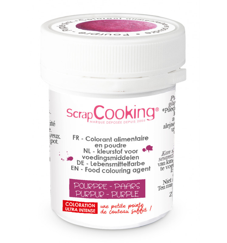 SCRAPCOOKING KLEURSTOF ARTIFICIEEL PURPER 5GR