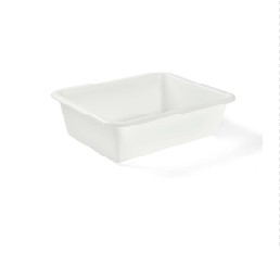 BAC A PATE BLANC 52 x 40 CM HT 14,5CM 20L