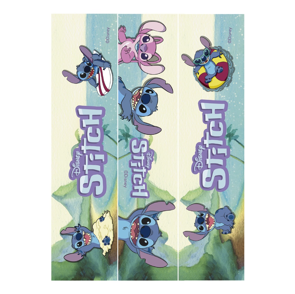 VOORGESNEDEN ZETMEEL STITCH EN ENGEL BANDEN 4,95 x 21CM 3ST