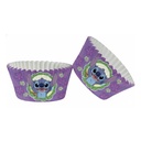 STITCH CUPCAKE CASES Ø 5CM HT 3CM 25PCS FOST+ INCLUDED