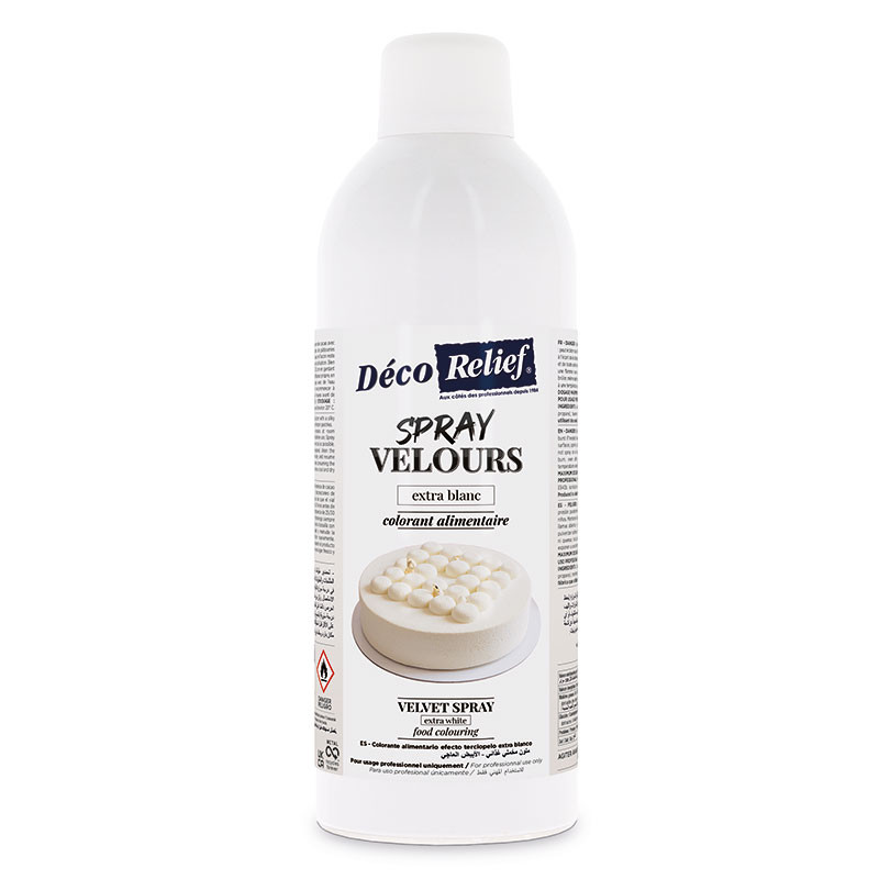 DECO RELIEF SPRAY VELOURS BLANC 400ML