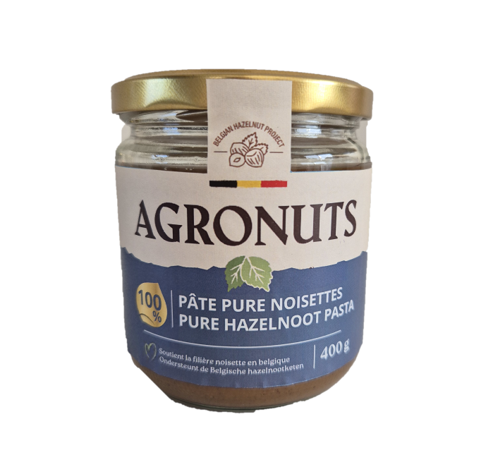 AGRONUTS PATE PRALINÉ PURE NOISETTES 100% EN BOCAL 350GR 