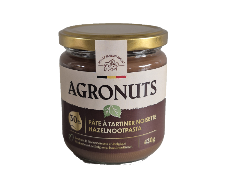 AGRONUTS PATE A TARTINER NOISETTES 30% EN BOCAL 430GR 