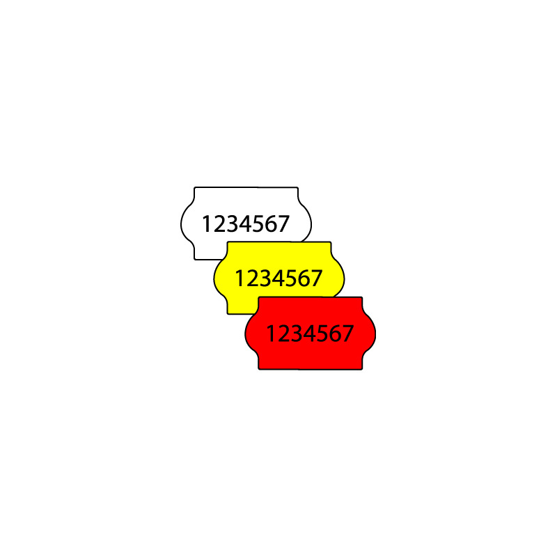 PIERRET DETACHABLE LABELS 26X12MM (C6/C8) 36 RLX OF 1000 LABELS