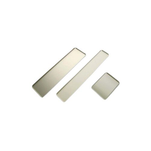 GOLD ALUMINUM TRAY 50X10XH1CM STRAIGHT EDGE CUT ANGLE