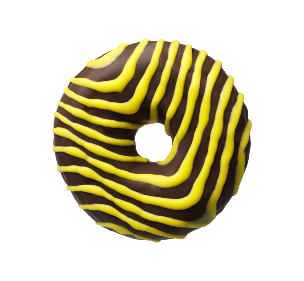 ❄️DAUPHINE 2104791 DONUT QUEEN V GESTREEPTE PURE CHOCOLADE VANILLE VULLING 48 X 71GR