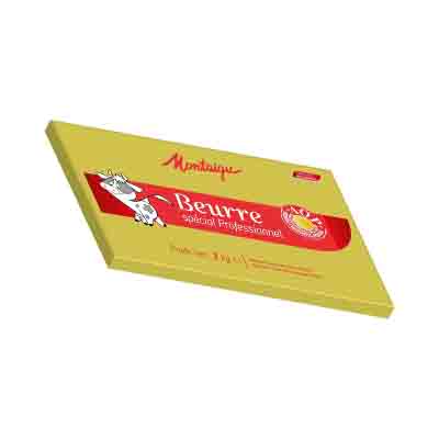 BEURRE DOUX AOP CHARENTE  MONTAIGU EN PLAQUE 5 X 2KG