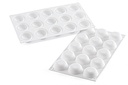 SILIKOMART WHITE MOLD GN1/3 GLOBE 26