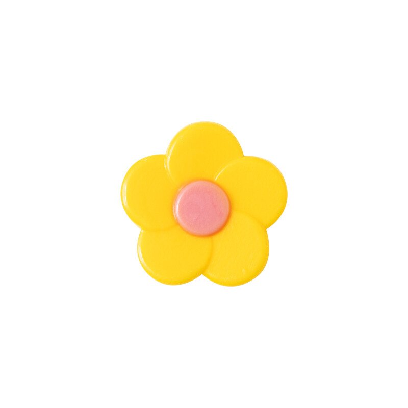 1032006 FLEUR JAUNE ET ROSE 3 CM 175PCS ***S/CDE***