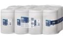 TORK CENTRAL DRAIN CLOTH WHITE 2-PLY 35 X 32CM 75M M1