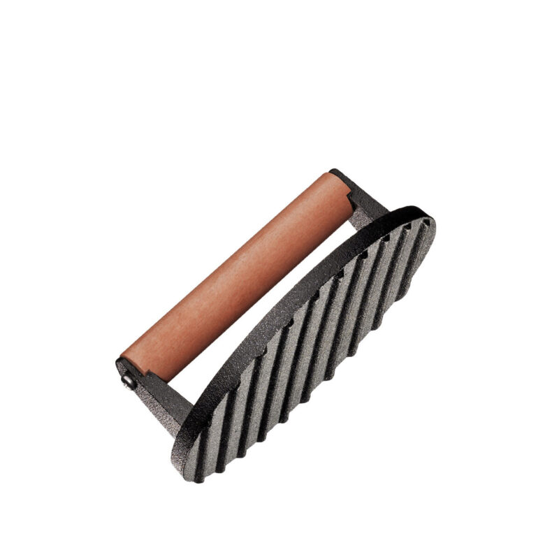 KP FOOD PRESS PLANCHA AND BARBECUE CAST IRON OVAL 18 CM