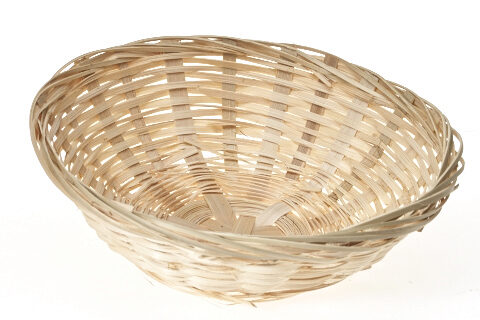 ROUND BAMBOO BASKET D/20CMXH/7CM