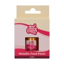 FUNCAKES PEINTURE ALIM METALLIQUE DORE30ML