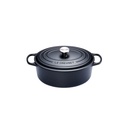 LE CREUSET OVAL COCOTTE 31CM BLACK 6.3L 6PSIGNATURE