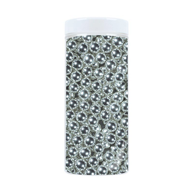57234 ZILVERPARELS 6 MM  900 G = POTJE