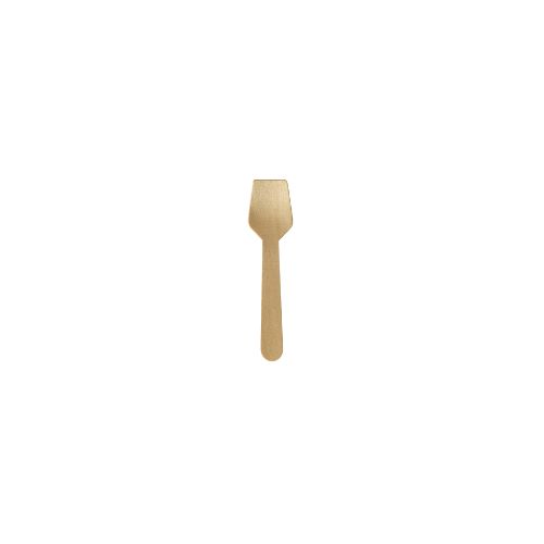 CUILLERE À GLACE BÊCHE EN BOIS 9,5CM 100PCS