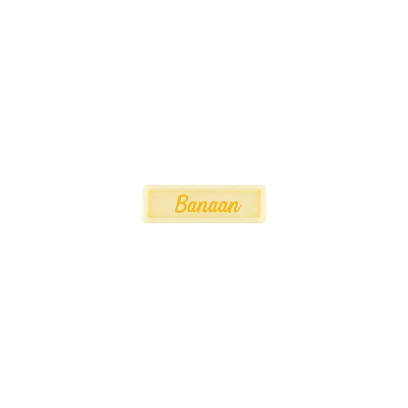 2002461 PLAQUETTE BANAAN 3,8X1,2 CM 300PCS ***S/CDE***