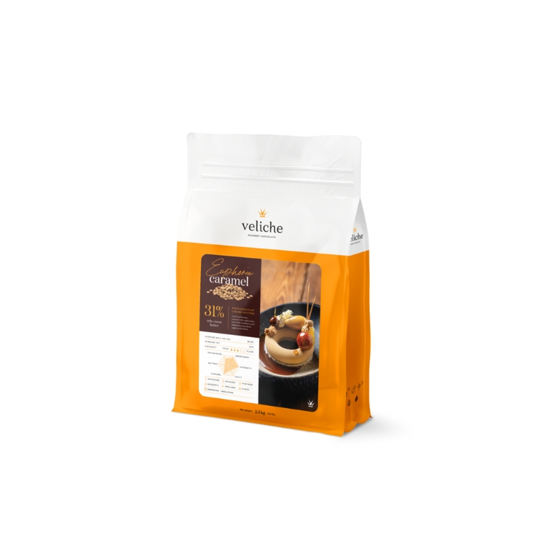 VELICHE 2103700 CHOCOLADE EUPHORIA KARAMEL 2,5KG