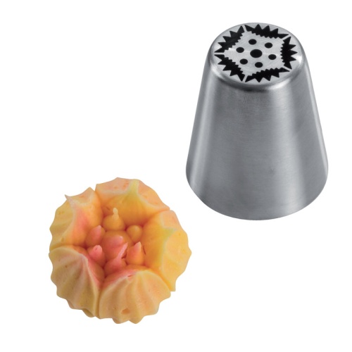 DOUILLE DE GLACAGE INOX FLEUR STAR  BX0057
