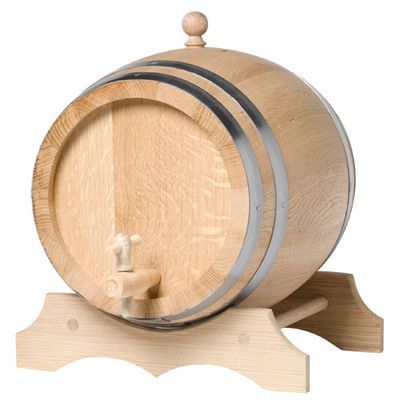 TONNEAU BOIS 5 L PARAFFINÉ CIRE ABEILLE - 35T5L