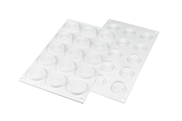 SILIKOMART - MOULE SILICONE - 15 TOURBILLON9 -DIAM 45 HT7MM