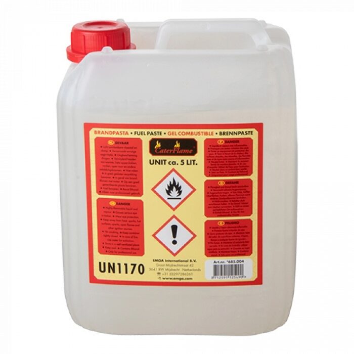 CATERFLAME FUEL GEL IN 5L / 4 KG CAN