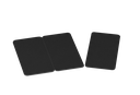 EDIKIO TRI-CARTES SÉCABLES EN 3 PARTIES PVC NOIR  0.76MM-ACCES/FLEX/DUPLEX  PAQUET DE 100 PCES