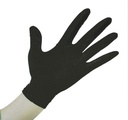 100PCS BLACK VINYL GLOVES SIZE MEDIUM POWDER-FREE