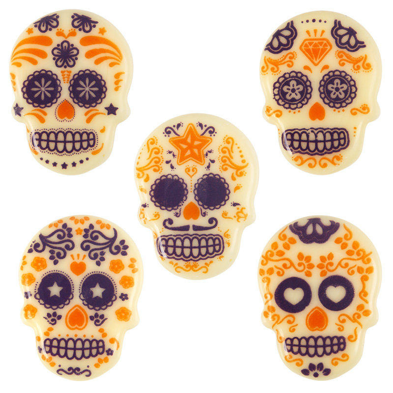 2091151 SKULL PLATE 3.9 X 2.3 CM 175 PCES