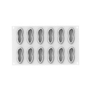 TROMPE L'OEIL - SILIKOMART PEANUT MOLD 30 N°12 72 x 29MM H 27MM + CUTTER