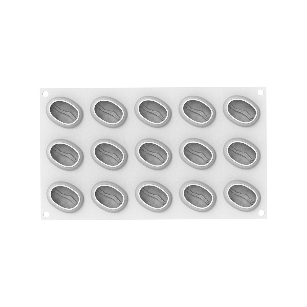 TROMPE L'OEIL - MOULE SILIKOMART CAFFÈ 30 N°15 50 x 38MM HT 26MM + CUTTER  