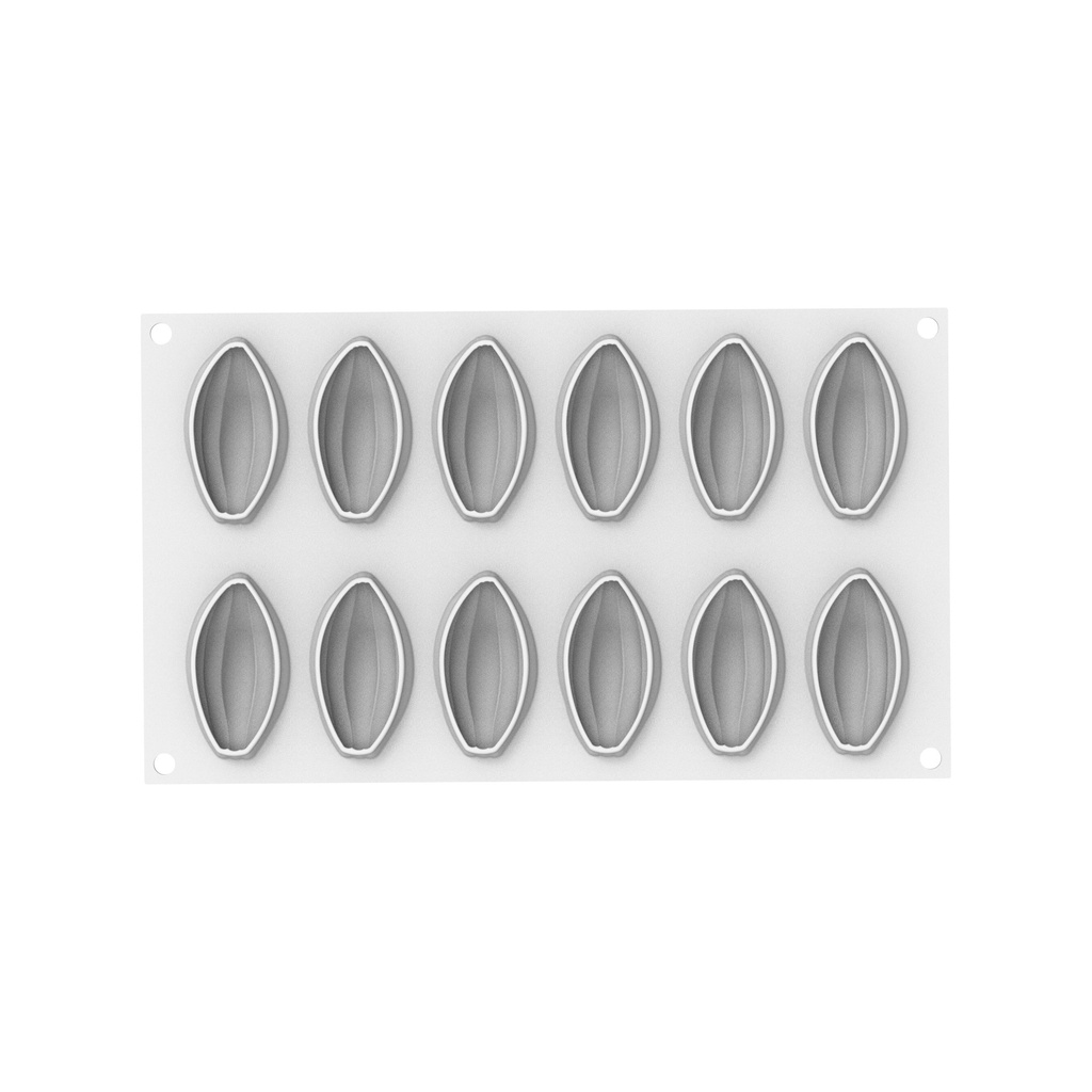 TROMPE L'OEIL - SILIKOMART COCOA MOLD 30 N°12 67 x 37MM H 26MM + CUTTER