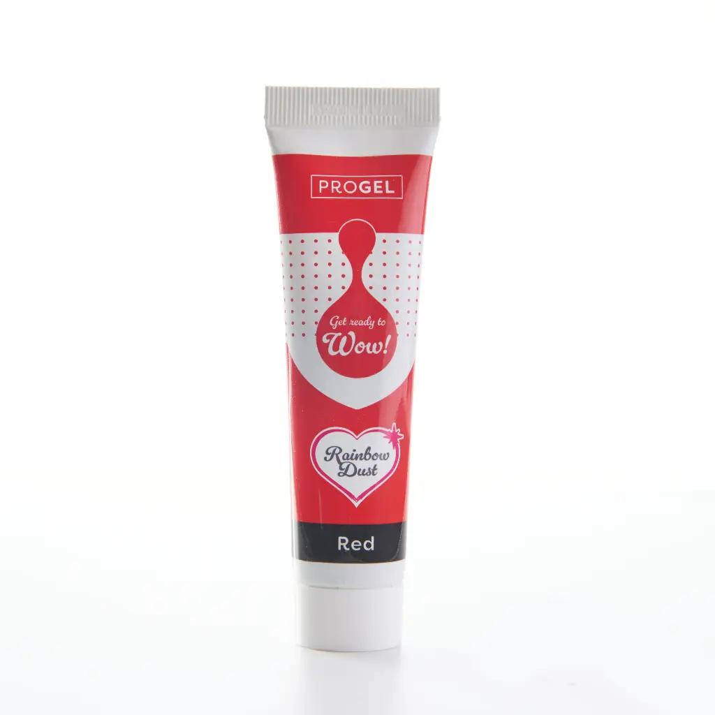 Rood ProGel Geconcentreerde Voedingskleurstof 25g