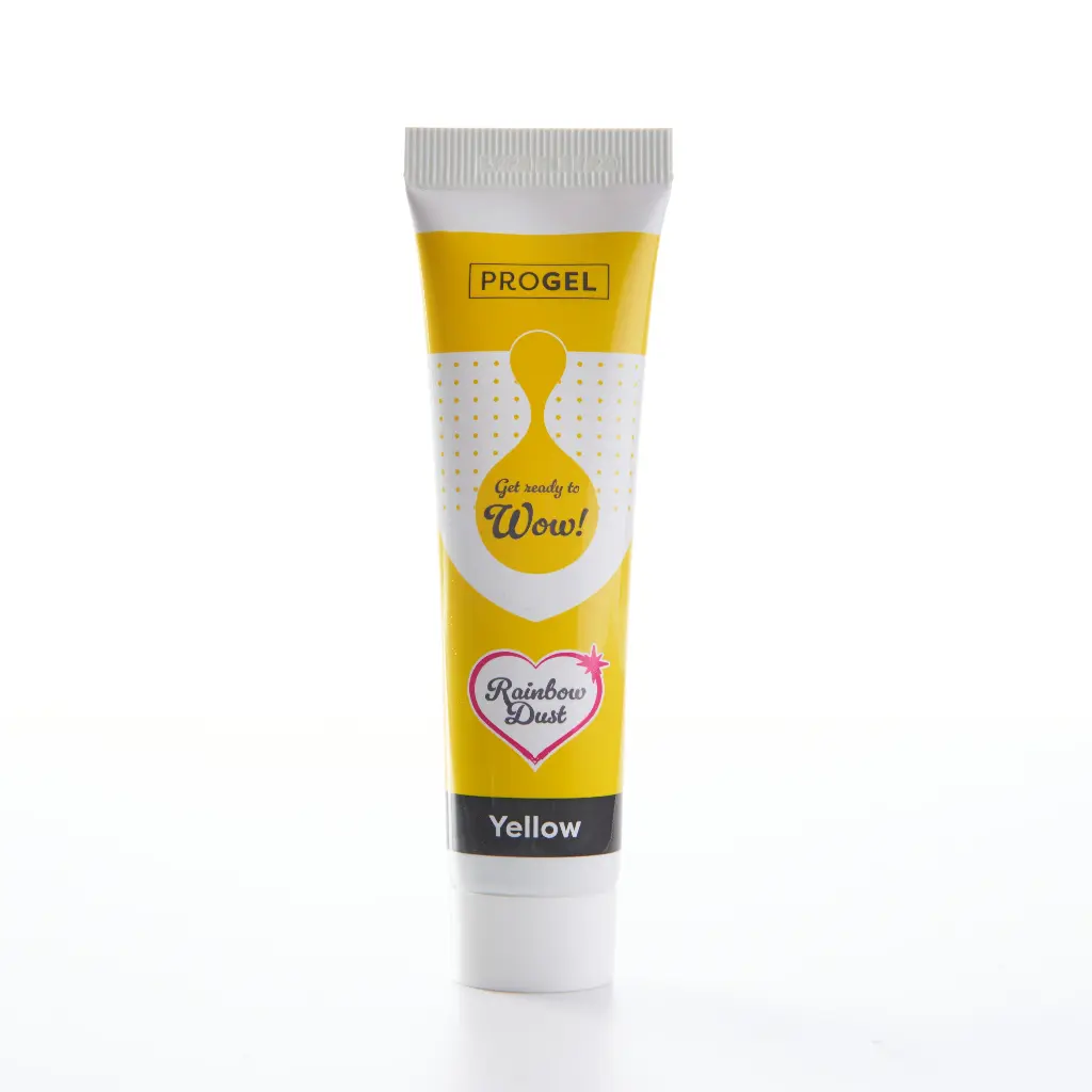 Gele ProGel Geconcentreerde Voedingskleurstof 25g