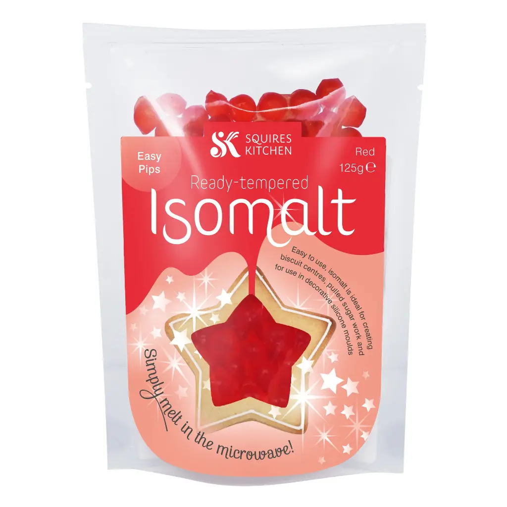 SK Ready-tempered Isomalt Red 125g