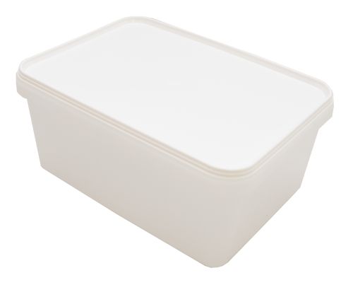2.5L PLASTIC ICE CREAM BOX WITH LID BOX OF 20 PCES