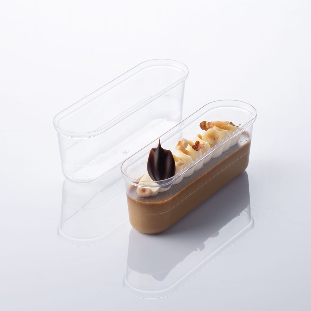 COUPE ECLAIR XL TRANSPARENT 144 x 43MM HT 48MM 165ML 100PCS