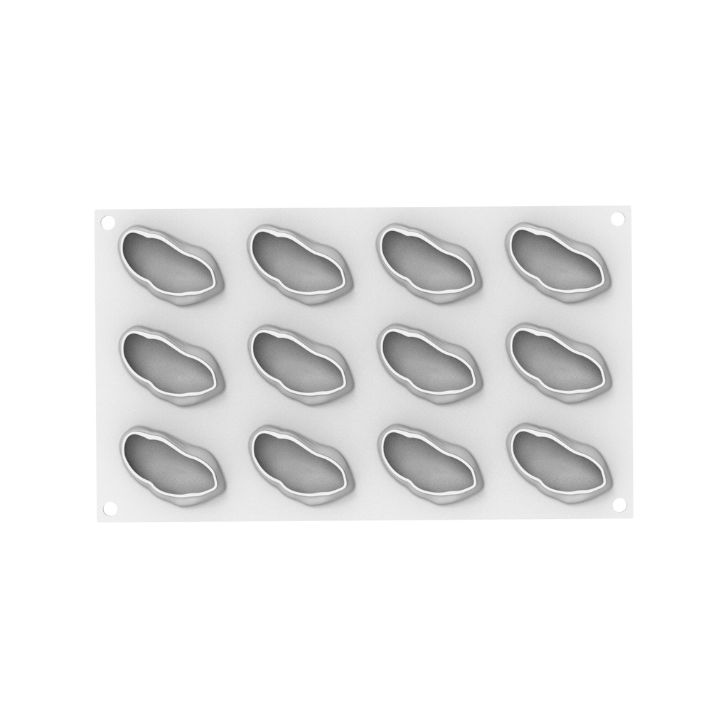 SILIKOMART - MOULE TROMPE L'OEIL - PISTACCHIO 30 62 x 35MM HT 25MM + CUTTER