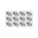 SILIKOMART - TROMPE L'OEIL PISTACCHIO MOLD 30 62 x 35MM H 25MM + CUTTER