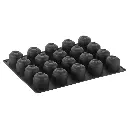 PAVOFLEX - TROMPE L'OEIL MOLD 40 x 30 CM - APPLE - DIAM 55MM H 48MM 90ML - 20 CAVITIES