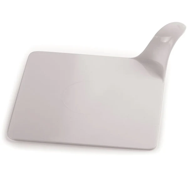 PLATEAU CARRE BLANC POUR PORTION INDIVIDUELLE 61 x 61MM REUTILISABLE 350PCS
