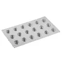 PAVOFLEX - TROMPE L'OEIL MOLD - WALNUT - DIAM 38MM H 16MM 8ML - 18 CAVITIES